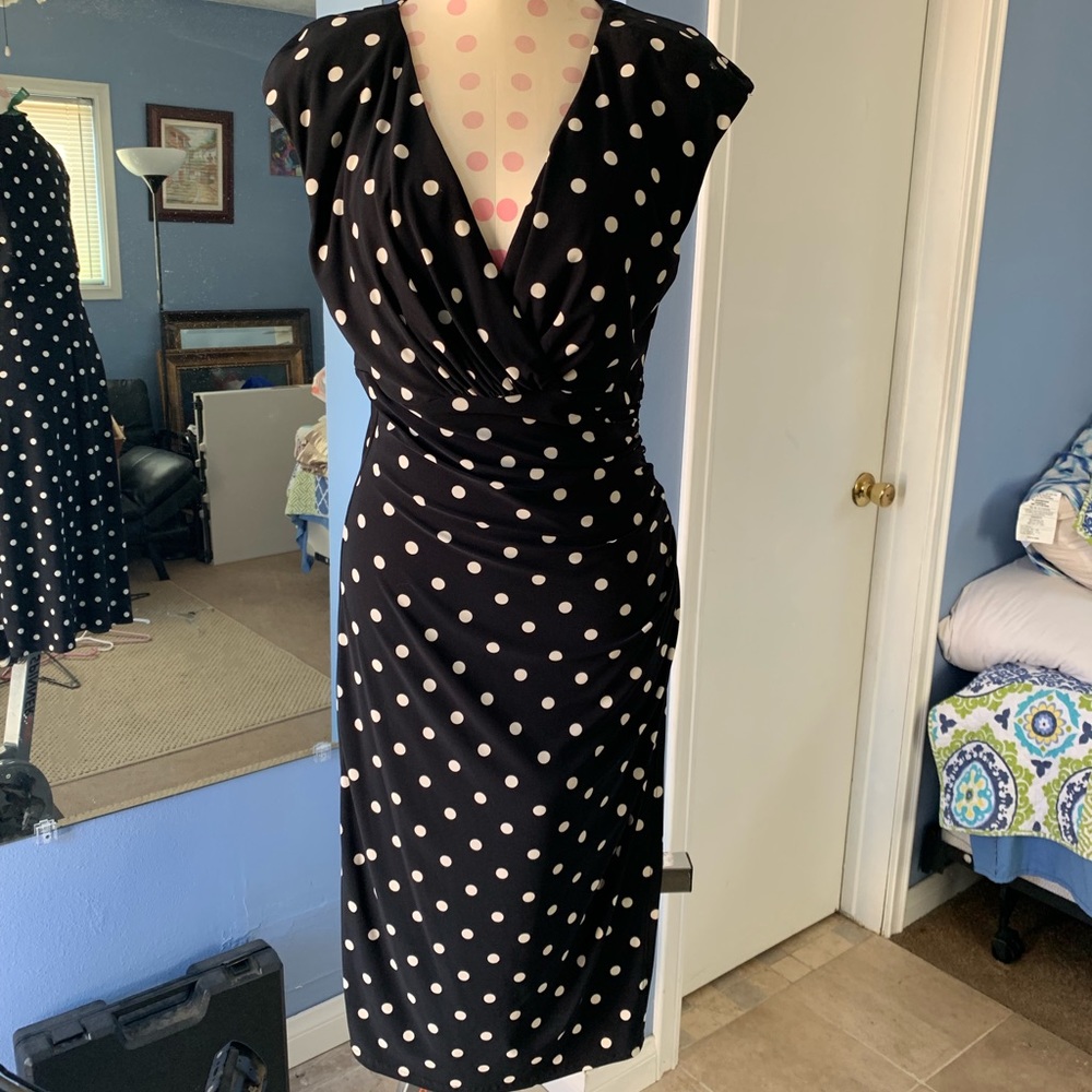 Polka dot pin up dress
